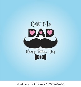 happy father's day vector celebration