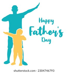 Happy Father's Day Vector, company, school, social media, advertising, printing and more