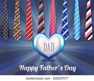 Happy Father's Day Vector Design