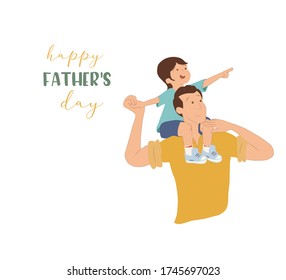 Happy Father's Day Vector Design