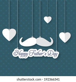 Happy Father's Day Vector Design. Announcement and Celebration Message Poster, Flyer