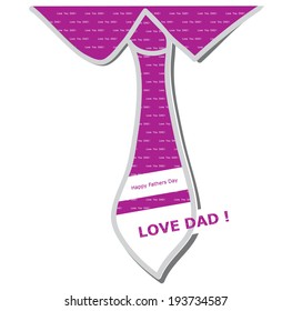 Happy Father's Day Vector Design.