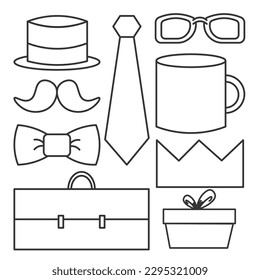 happy father's day vector design