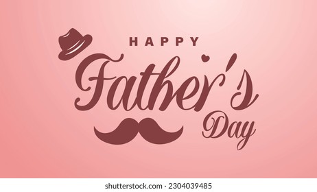Happy fathers day vector design