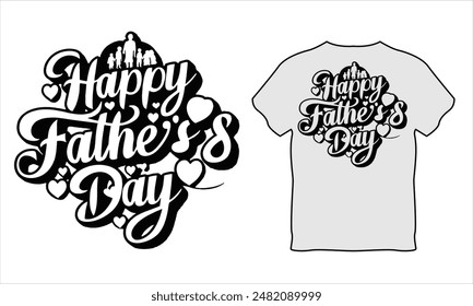 Happy father's day vector design and illustration