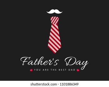 Happy Father's Day Vector Illustration Design.