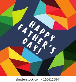 Happy Father's Day. Vector illustration