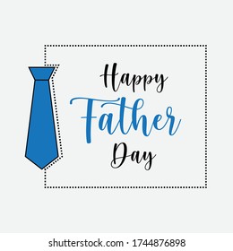 Happy Father's Day Vector Illustration based on stylish text on decorative background. vector file eps.
