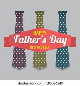 Happy Father's Day Vector Illustration