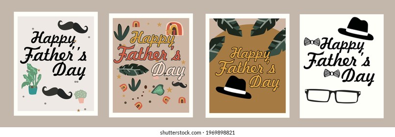 Happy Father's Day. vector illustration. eps 10