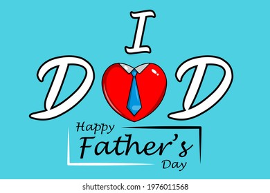 Happy Father's Day. vector illustration