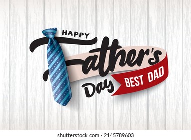 Happy Father's Day. Vector illustration.
