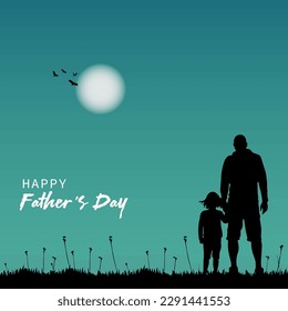 Happy Father's Day. Vector illustration.