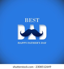 Happy Father's Day, vector illustration