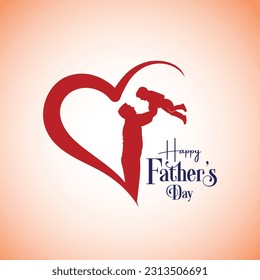 Happy Father's Day Vector Illustration