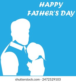 HAPPY FATHER'S DAY, vector illustration.