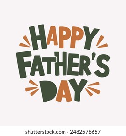 Happy Father's Day vector illustration 