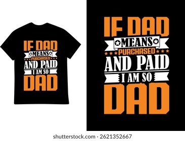 Happy Fathers Day Vector illustration