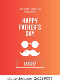 Happy Father's Day Vector Illustration