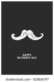 Happy Father's Day (Vector Illustration for poster or card)