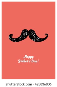 Happy Father's Day (Vector Illustration for poster or card)