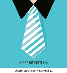 Happy Father's Day Vector Illustration based on stylish text on decorative background.