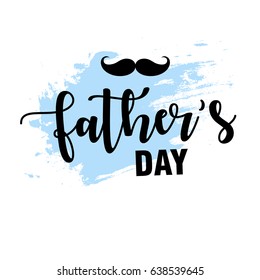 Happy Father's Day Vector Illustration based on stylish text on decorative background.