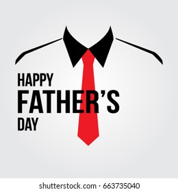 Happy Father's Day. Vector Illustration