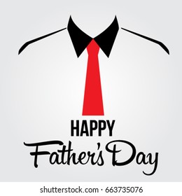 Happy Father's Day. Vector Illustration