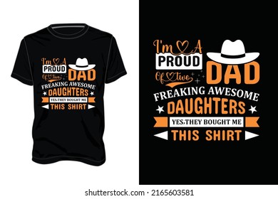Happy father's day. Vector illustration.Father's Day Saying  quotes for t-shirts and pillow mugs.