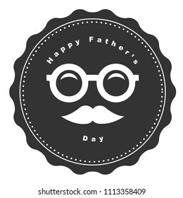 Happy father`s day vector lettering background.Happy Father’s Day greeting card. Vector illustration.