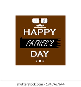 Happy father`s day vector lettering background. Happy Fathers Day calligraphy light banner. Dad my king illustration