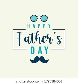 Happy father`s day vector lettering. Calligraphy vector text background for Father`s Day.