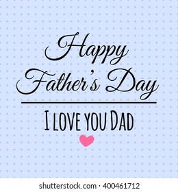Happy Fathers Day vector lettering.Greeting card design for Father's Day.Vector royalty free stock illustration for greeting card, ad, promotion, poster, flier, blog, article, social media, marketing