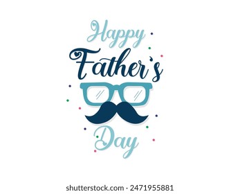 Happy Father's Day Vector PNG