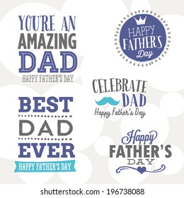 Happy Fathers Day Wood Chalkboard Chalk Stock Vector (Royalty Free ...