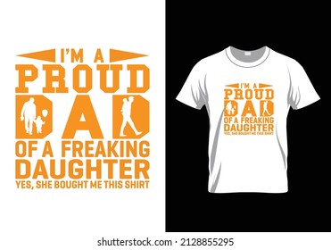 Happy father's day vector t shirt design 