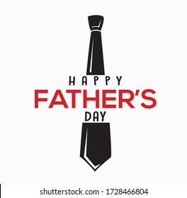Happy fathers day vector typography. Vintage lettering for greeting cards, banners, t-shirt design.