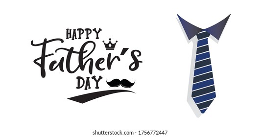 Happy fathers day vector typography. Set of Vintage lettering for greeting cards, banners, t-shirt design.