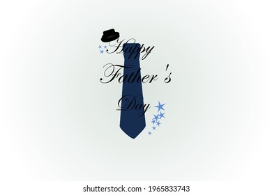 diseño de tipografía de vector día feliz del padre. antecedentes con letras con corbata para representar amor y apego para papá