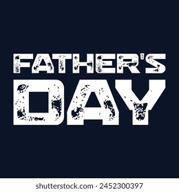 Happy fathers day vector typography. Vintage lettering for greeting cards, banners, t-shirt design.