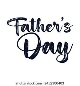 Happy fathers day vector typography. Vintage lettering for greeting cards, banners, t-shirt design.