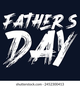 Happy fathers day vector typography. Vintage lettering for greeting cards, banners, t-shirt design.
