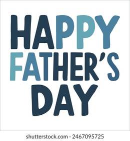 happy father's day vector typography