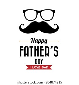 Happy fathers day vintage retro type font.Illustrator eps10