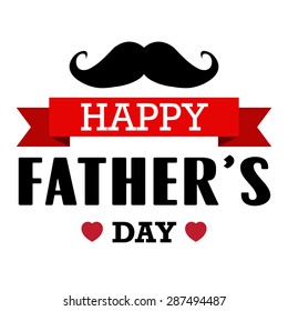 Happy fathers day vintage retro type font.Illustrator eps10