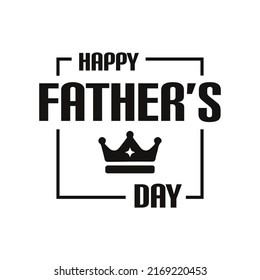 Happy father's day with white background lettering.