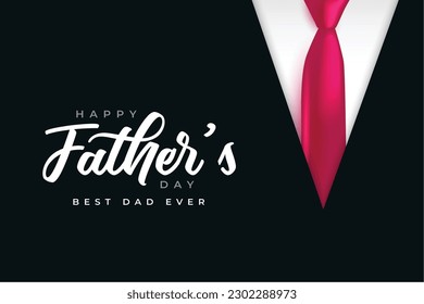 happy father's day wishes card for best dad ever vector