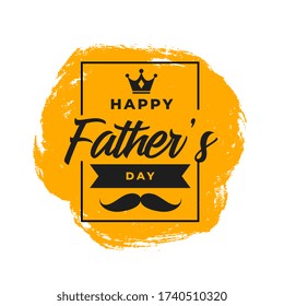 happy fathers day wishes greeting card design