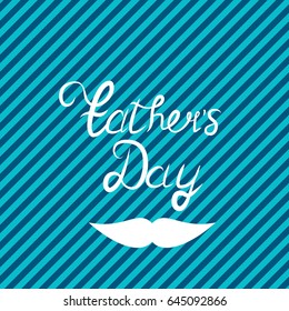 Happy Fathers Day.Happy fathers day card retro type font.
